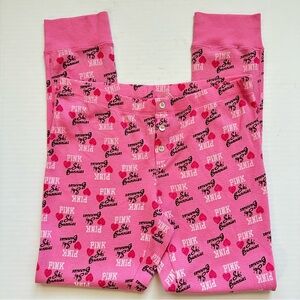 New PINK Victoria’s Secret 2007 Ski Bunnies Thermal Medium Leggings Vintage Y2K